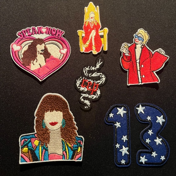 Iron On Patch Set Taylor Swift The Eras Tour Swiftie Patches Outfit Speak Now - Picture 1 of 4